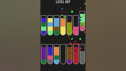 Water Sort Puzzle   level 887 Mobile Cell Phone Game Walkthrough Android / Apple
