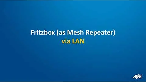 How do you hook up a mesh repeater?