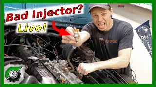 Live: Jeep fuel rail and injector removal