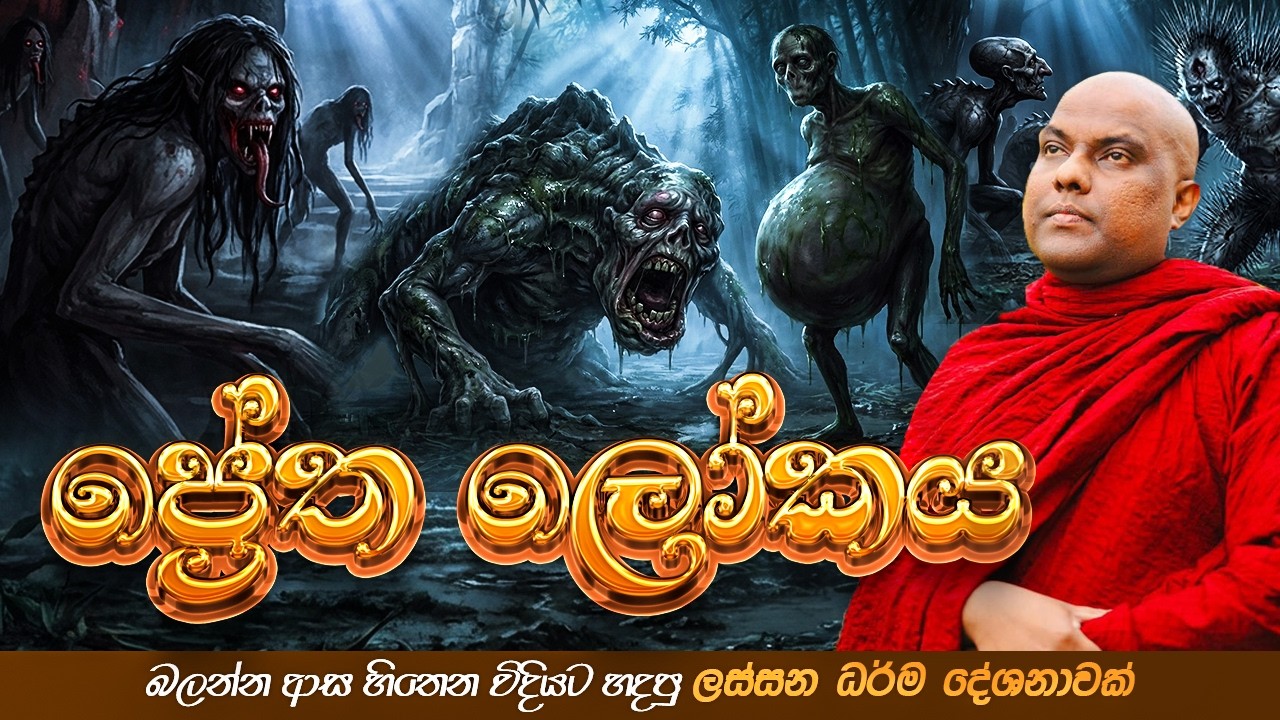 අප අතරම ගැවසෙන විවිධ ප්‍රේතයන් | Galigamuwe Gnanadeepa Thero Bana 2026