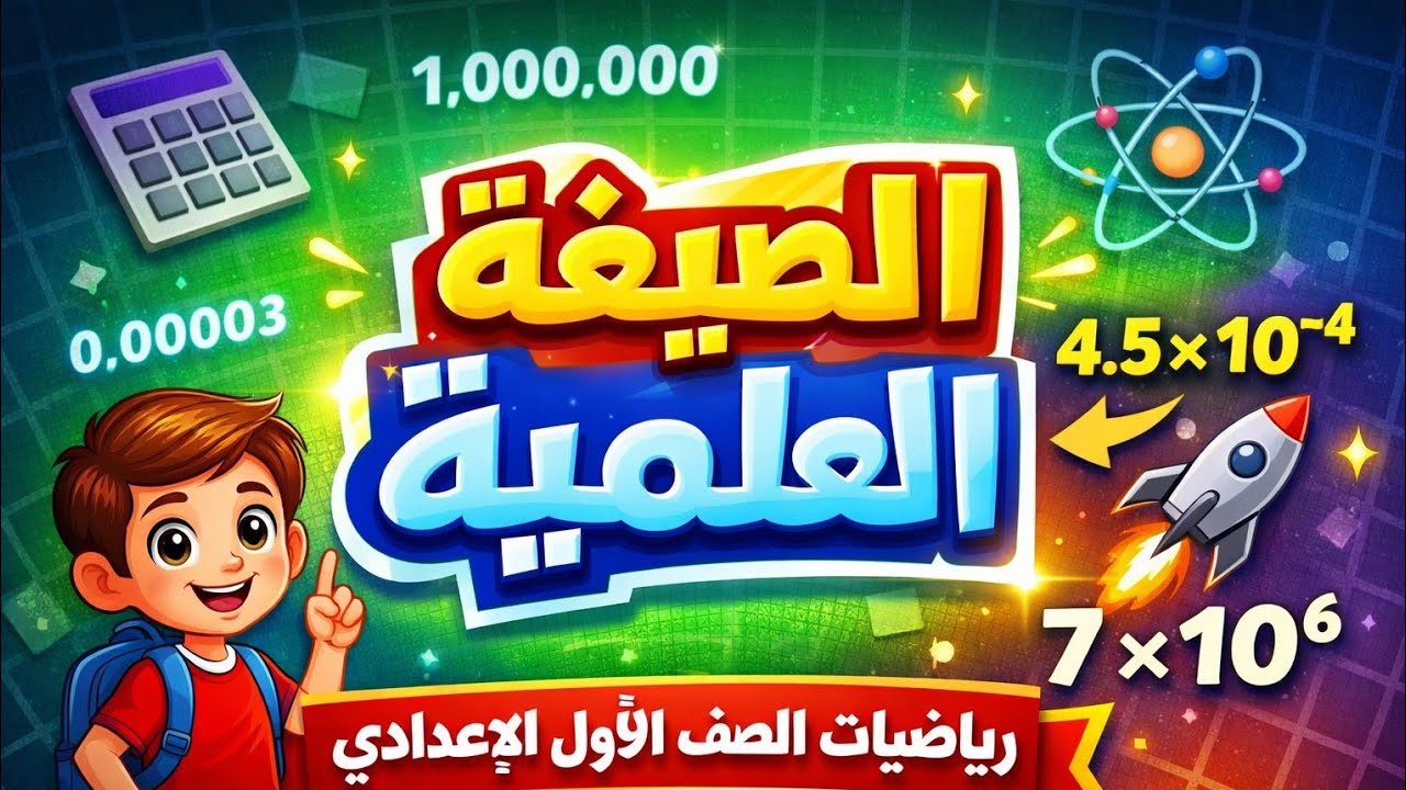 لو فهمت الفيديو ده هتقفل الصيغة العلمية/ رياضيات أولي اعدادي 