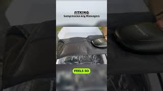 Travel in comfort and style with the FIT KING Cordless Leg Massager for On-the-Go Relief. Travel in comfort and style with the FIT KING Cordless Leg Massager for On-the-Go Relief.