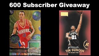 600 Subscriber Giveaway