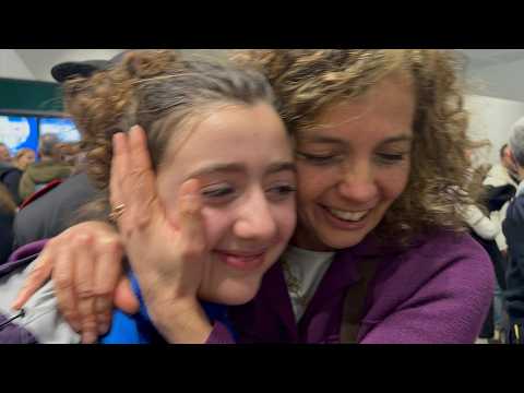 All'aeroporto di Malpensa il rientro degli studenti da Dubai