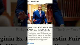 Ex-Lt. Gov Justin Fairfax of Virginia Dead #shorts #dead #breakingnews #virginia