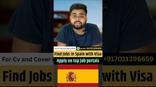 Top Job Portals in Spain 🇪🇸 | Find Jobs in Spain for Foreign Workers | Work Visa Jobs 2025 #spain
