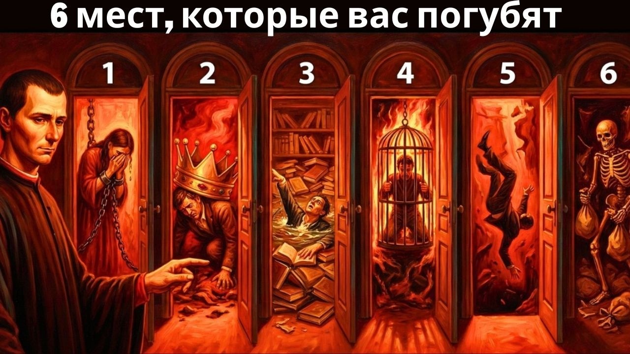 6 мест, которые вас погубят — предупреждение Макиавелли