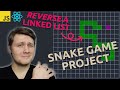 I Built A Snake Game By Reversing A Linked List (JavaScript & React project tutorial)