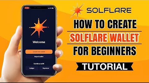 How to create SOLFLARE Wallet account | Solana Network | App Tutorial