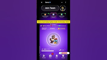 Gemz Coin Daily Cipher Code 16 October 2024