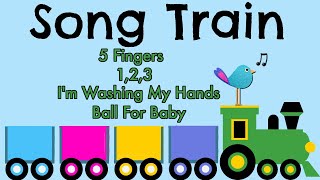 5 Fingers, 1,2,3, I'm Washing My Hands and Ball For Baby
