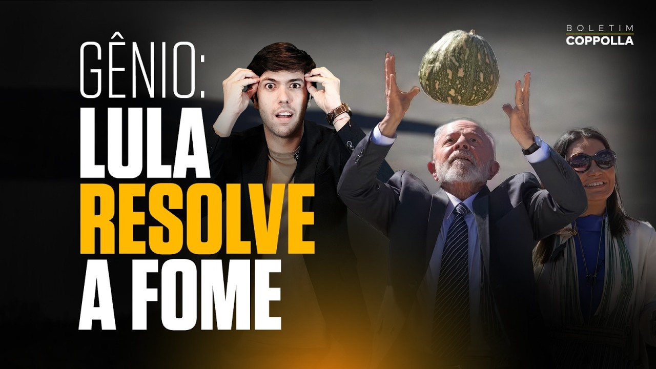 Lula propõe solução para fome no mundo, enquanto milhões passam fome no Brasil –Boletim Coppolla 009