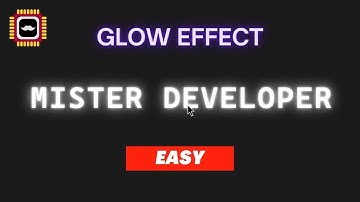 Text GLOW Hover Effect CSS