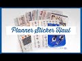 HUGE PLANNER STICKER HAUL // feat. The Prairie Planner, OMWL & Lots of Printable Kits!