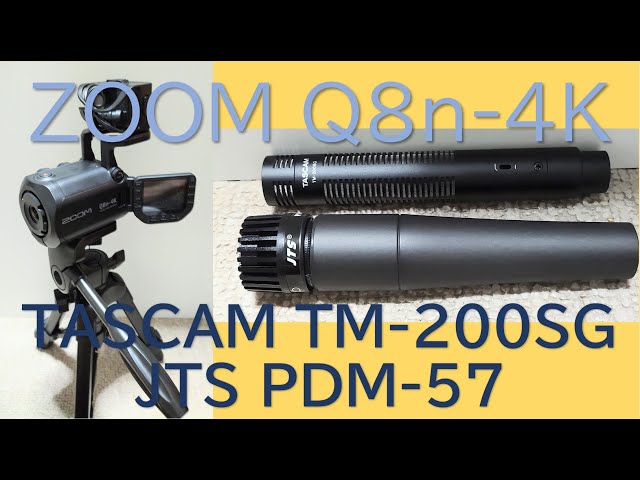 ビデオレコーダー再び！ ZOOM Q8n-4K ! XY方式内蔵マイク オーディオ