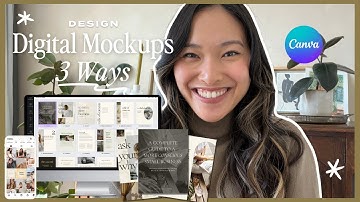 How to Create a Digital Product Mockup using Canva (3 Ways)
