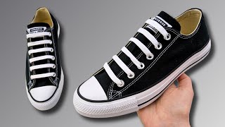 HOW TO BAR LACE CONVERSE (BEST WAY)