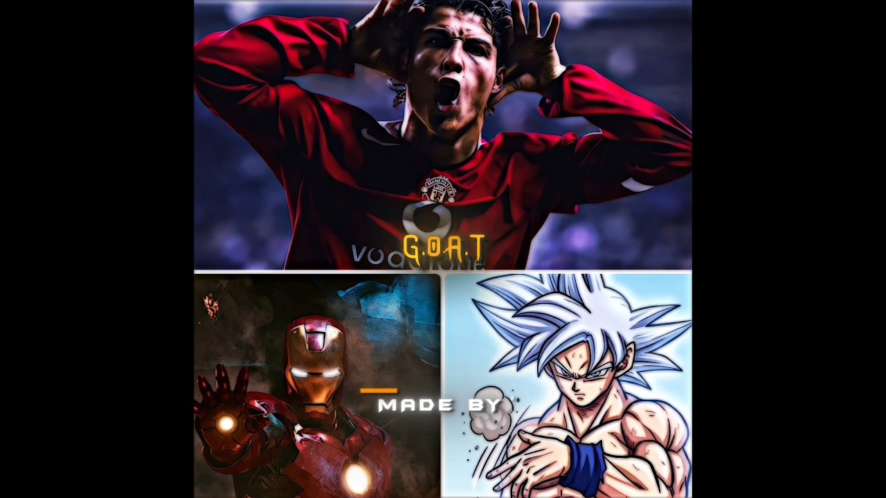 "The GOATs From Anime, Movies & Games"🐐 - Goku x Ronaldo x Ironman x Gojo || Montagem Urenium Slowed