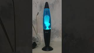 Лава лампа Amperia Rocket Белая/Синяя Black (35 см)