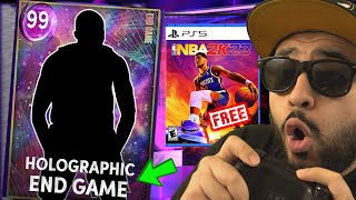 I Pulled The FIRST RAREST HOLOGRAPHIC ENDGAME! NBA 2K23 for FREE Challenge! NBA 2K22 Pack Opening