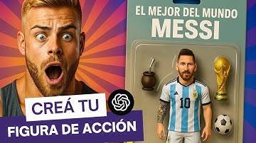 ¡CREA tus PROPIOS muñecos de acción con ChatGPT! (Paso a paso + accesorios)