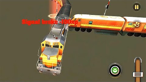 Train Simulator - Free Games - Level 25 Fail Again Crash Other Train With No Background Bug