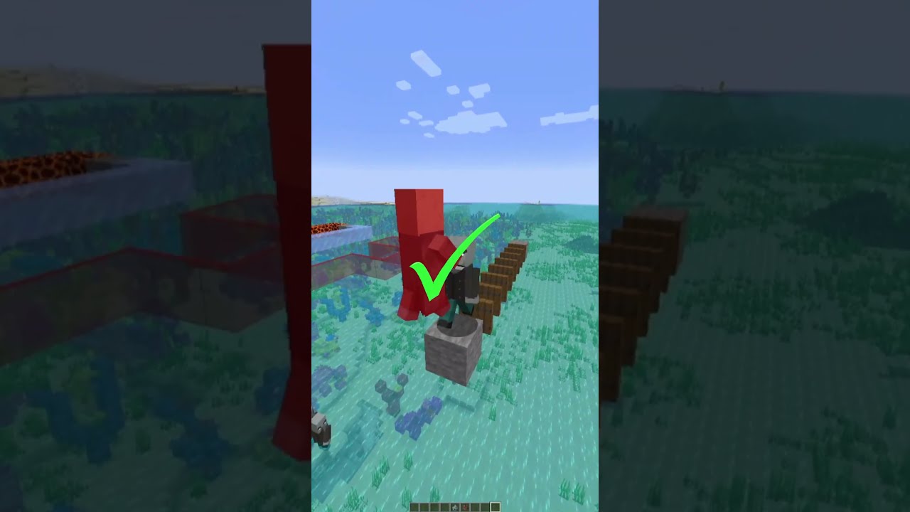 MINECRAFT VINDICATOR IQ TEST WAIT FOR END Minecraft Shorts