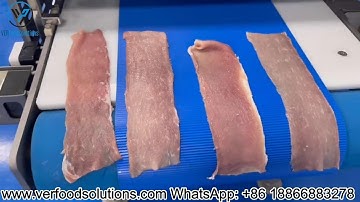 VERFOODSOLUTIONS Multi Layer Thinnest 2.5mm Tenderloin Horizontal Slicing Machine