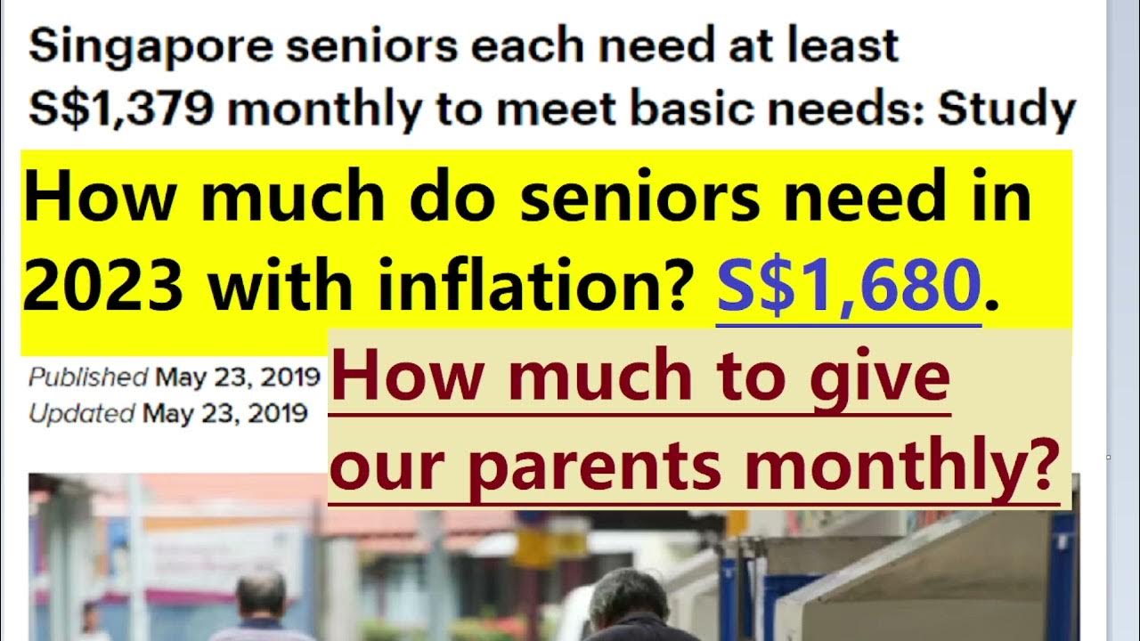 How much money do SENIORS need monthly for basic needs? How much are we