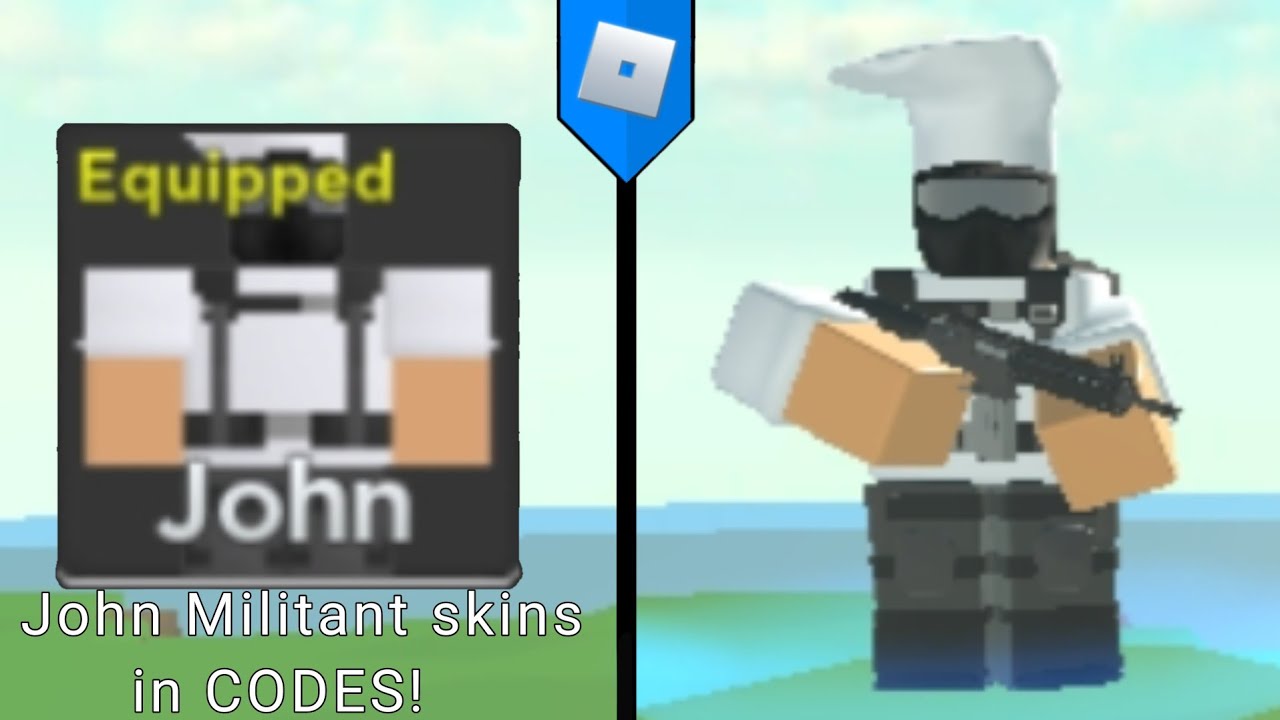 how-to-get-john-militant-skins-in-codes-tower-defense-simulator-roblox-youtube