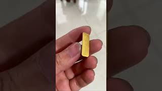 Making a golden Ring From Pure 24k gold bar 😱😱😱 #shorts #world_of_gold