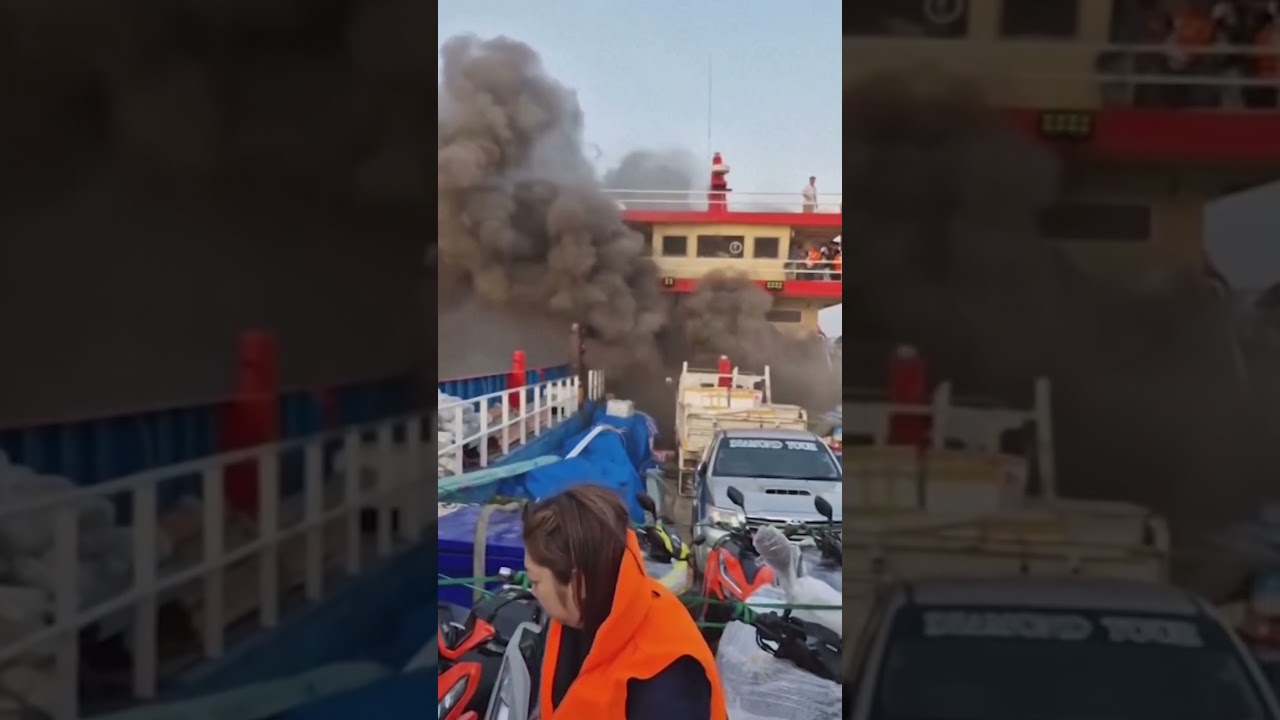 108 passengers miraculously survive as Thai ferry bursts into flames heading to 'Death Island'