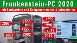 Der Frankenstein-PC QuadCore mit Windows 10  aus drei Jahrzehnten ? Iomega ZIP LS120 Blu-Ray Epox