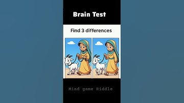 Find the 3 difference? #mindgame #riddles #braingames #braintamil #tamilshorts #memorytest #games