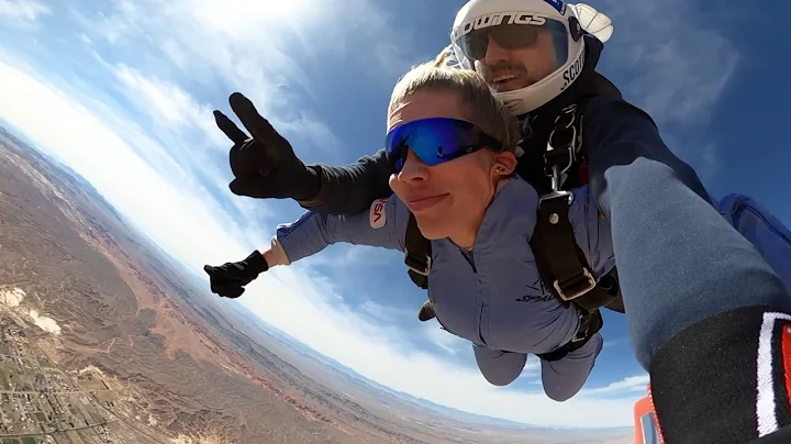 Michelle Marquard - Tandem Skydive in Las Vegas at...