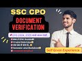 📌 CPO Document #Verification Complete Details #cpo #document #medical #k2 #education #ssc #2024