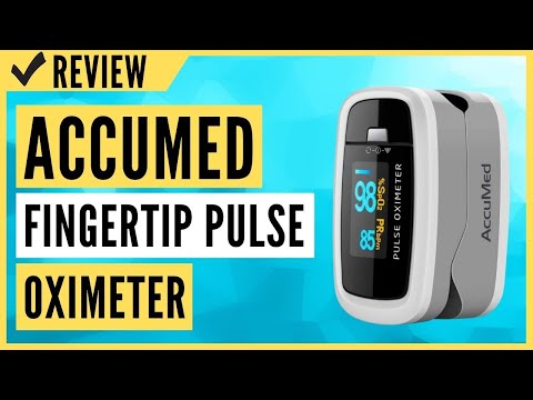 AccuMed CMS-50D1 Fingertip Pulse Oximeter Blood Oxygen Sensor SpO2 Review