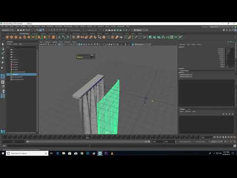 how to create curtain in maya 2018