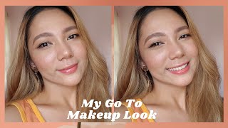 MY GO TO MAKEUP LOOK 🍊 | Anna David