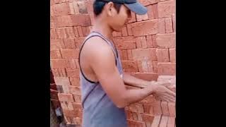 Vlog tutorial sambil .menyusun bata merah