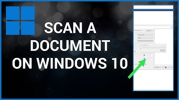 Een document scannen op Windows 10