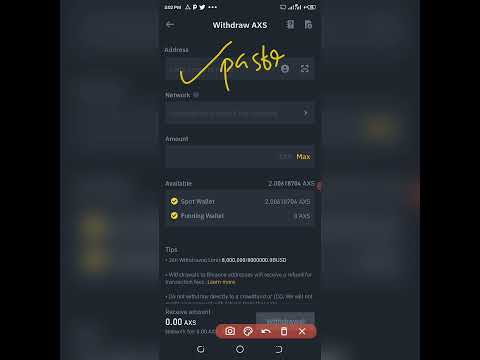 How to withdraw&deposit crypto on binance || Mobile Phone