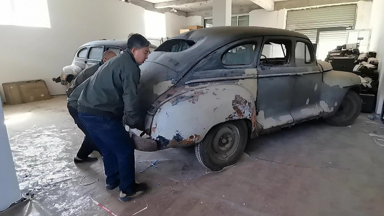 Потрясающая реставрация PLYMOUTH 1946 года P15, Classic Старый и изношенный классический автомобиль.