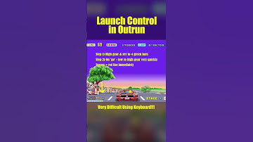 Launch Control in Sega Outrun
