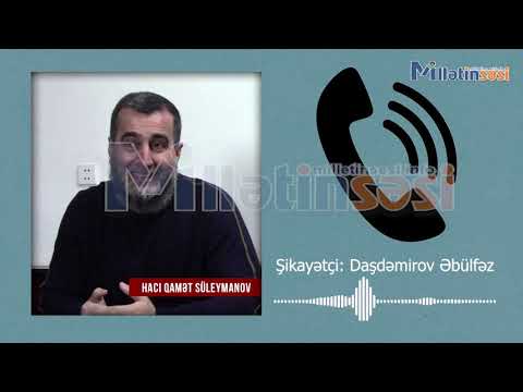 Qamət Süleymanov Moskvada yaşayan işadamı Əbülfəz Daşdəmirovun 305000 dollarını niyə qaytarmir?!