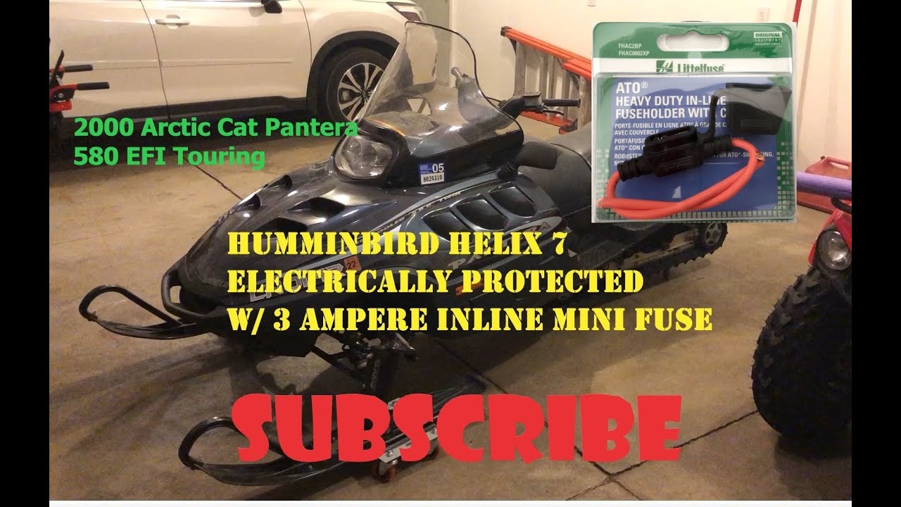 Humminbird Helix 7 Inline Mini Fuse Snowmobile YouTube