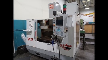 Haas VF-0 CNC Vertical Machining Center w/ Brushed 4th Axis Drive, Carousel Tool Changer and More