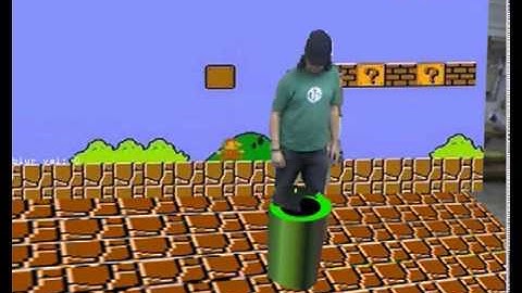 Kinect depth keying