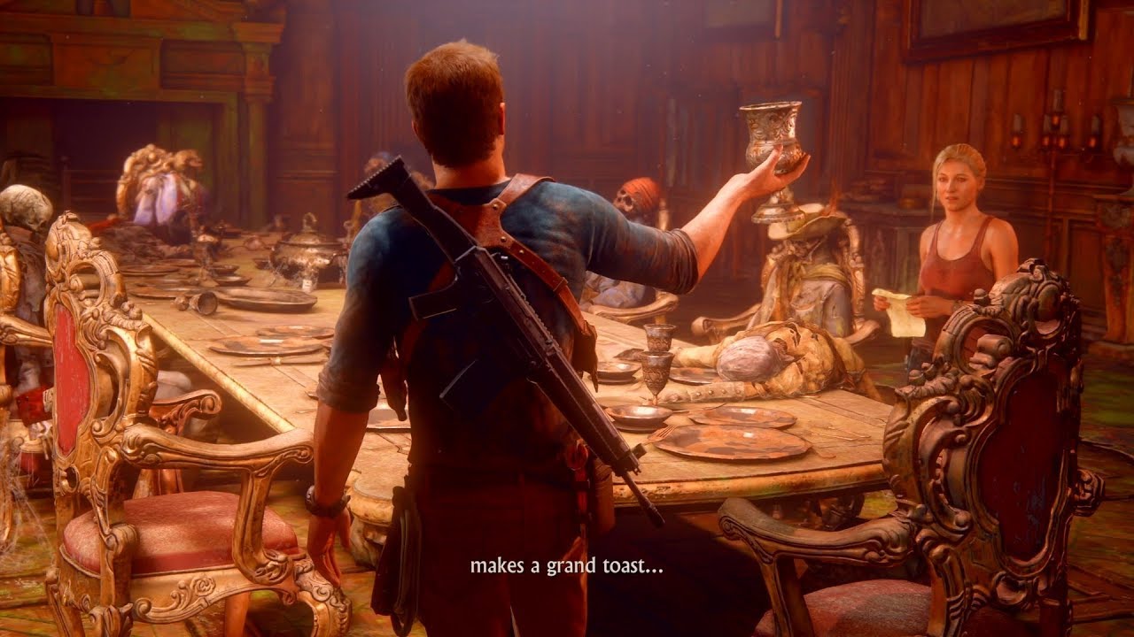 Uncharted 4: A Thief’s End - For God and Liberty Scene! HQ