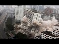 Extreme Dangerous Demolition on Internet - How Workers Demolish A Building Fastest